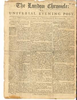 The London chronicle : or, universal evening post