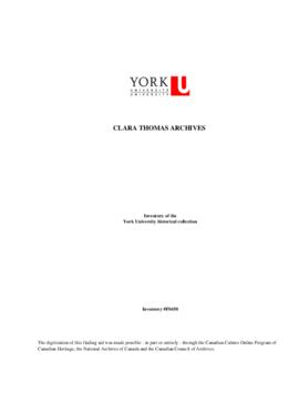 York University historical collection